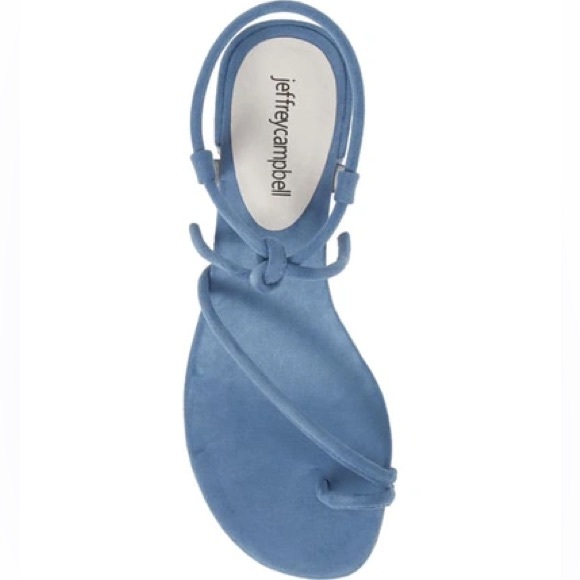 7.5 Jeffrey Campbell Zella Sandal in dusty blue NWOT - Picture 1 of 5